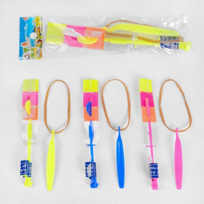 Запускач із світловими ефектами С 39980 (24) 3 види, ЦІНА ЗА 50 ШТУК В УПАКОВЦІ, ОДИН КОЛІР В УПАКОВЦІ