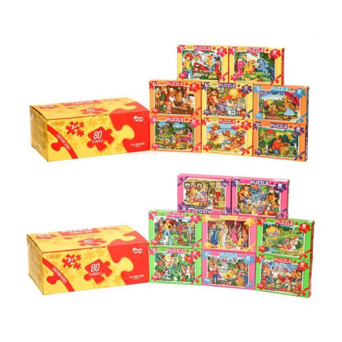 гр Пазли 80 ел. C80-...-… (80) "Danko Toys" ВИДАЄТЬСЯ МІКС ВИДІВ