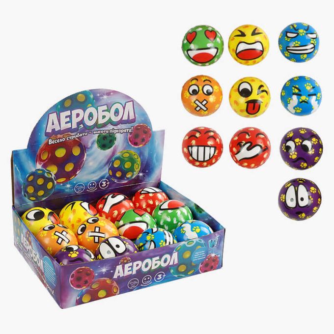 М'яч "Гравіті бол" C 66792 (32) "WToys", ЦІНА ЗА 12 ШТУК В БЛОЦІ, діаметр - 7 см, в коробці