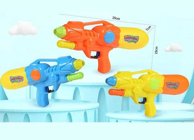 Водний пістолет TK 3088-73 (144) TK Group, 3 види,  розмір: 33х6х18 см, знімний балон, помповий механізм, в пакеті, ВИДАЄТЬСЯ МІКС