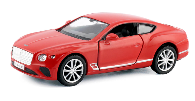 Машинка The Bentley Continental GT 2018, масштаб 1:32