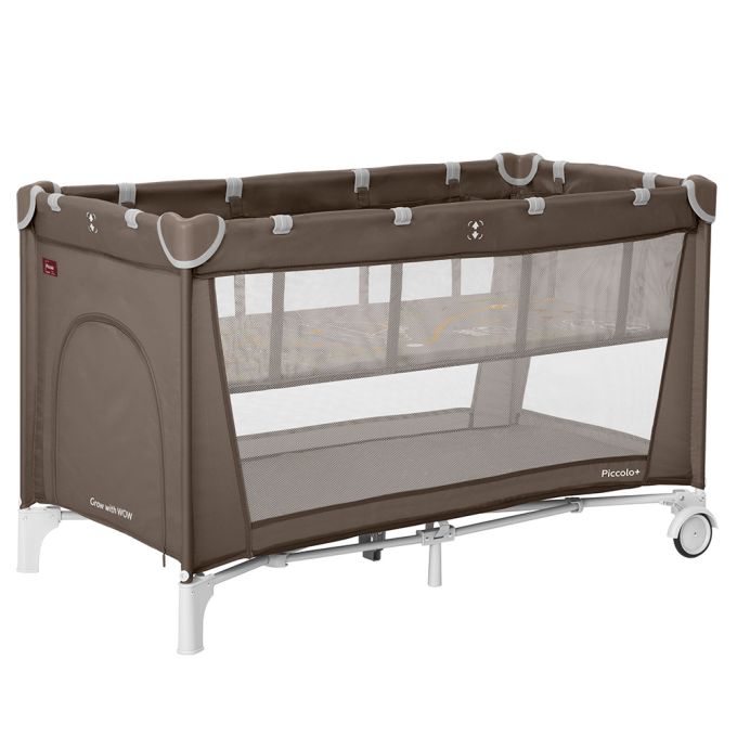 Манеж CARRELLO Piccolo+ CRL-18102 Chocolate Brown со вторым дном /1/ MOQ