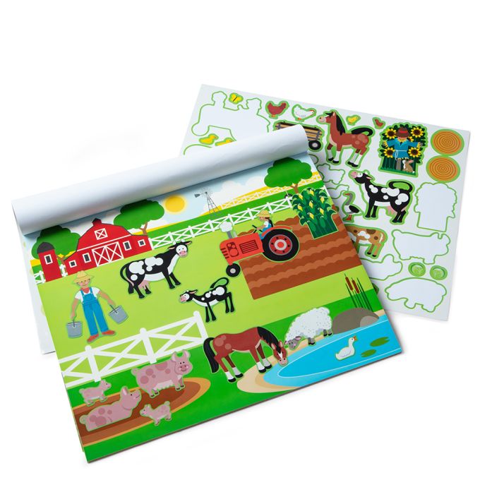 Melissa & Doug: Набір багаторазових наліпок 'Середовище проживання тварин'