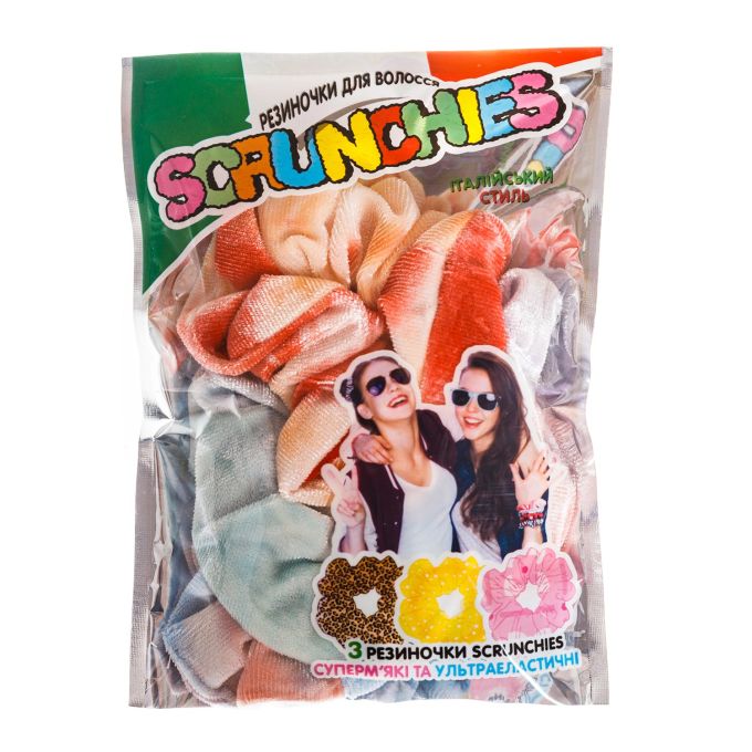 Резиночки для волосся SCRUNCHIES Райдужний єдиноріг