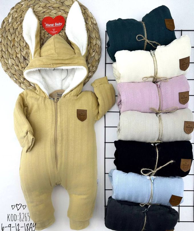 РОЗПРОДАЖ Комбінезон MuratBaby зайка махра