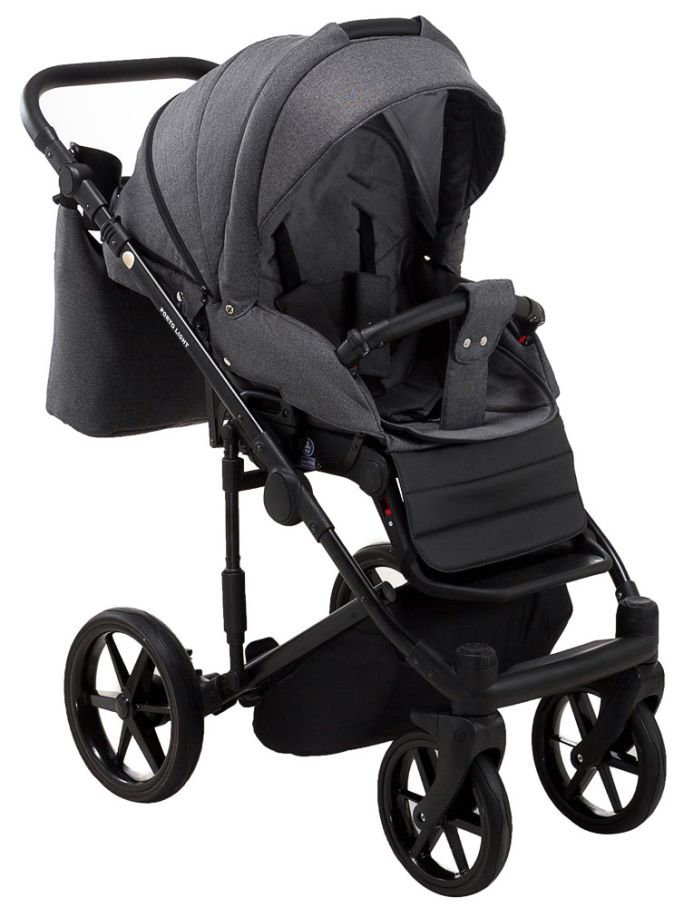 Коляска 2 в 1 Adamex Porto Light Tip TK-57 графіт