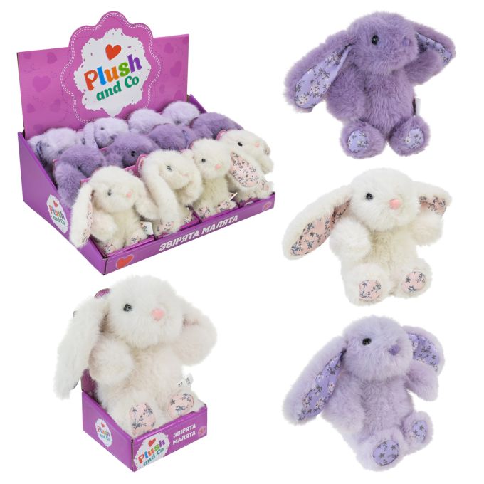 М'яка іграшка Plush and Co арт. PLC25017 (144шт) 13 см 12шт в дисплей боксі короб. 9*8*13см, в дисплей боксі 37,5*26,5*15см
