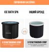 Круглий каркасний басейн "Ice Bath Spa" для крижаної ванни 80 х 80 см