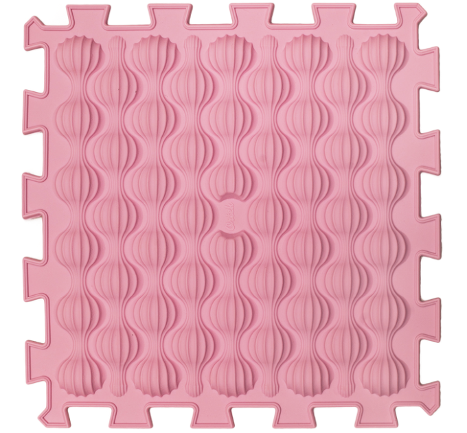 Килимок масажний "Пазли Мікс" 9 елементів Пастель 27x13 см