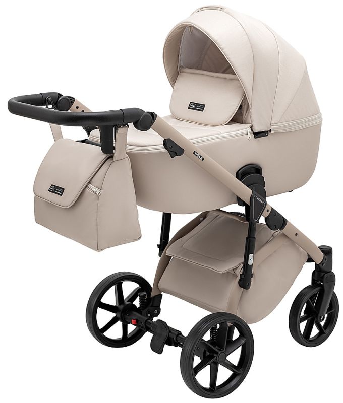 Коляска 2 в 1 Adamex Nola Natura 3 vanilla