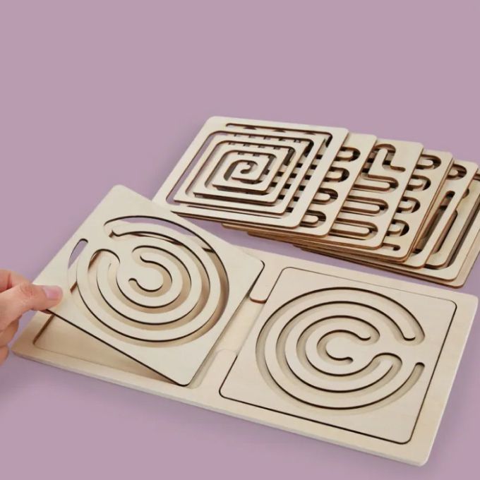 Міжпівпівкульна дошка зі знімними вкладишами 17x32 см