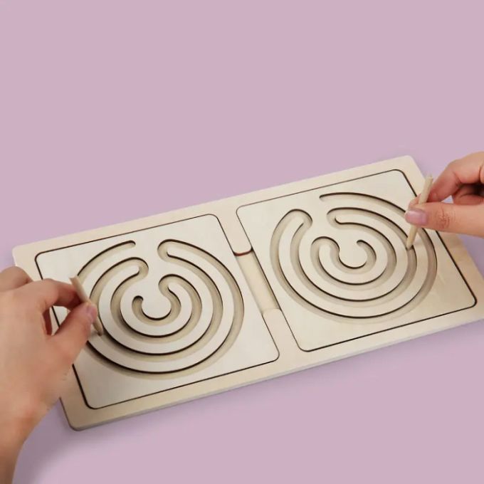 Міжпівпівкульна дошка зі знімними вкладишами 17x32 см