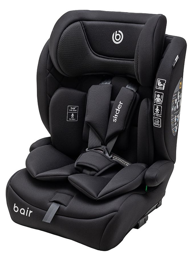 Автокрісло Bair Slider i-size Iso-fix BS-01 total black