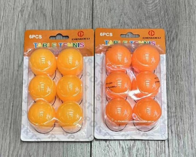 М'ячики для тенісу арт. TB2618 (240шт)  матеріал PP, 2 кольори,  6 шт в упак.  слюда