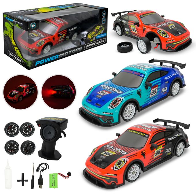 Машина р/к арт. PM3426-3 (12шт/2) "POWERMOTORS" 1:14,акум.,подсветка,пар,функція "Try me",10км/год,у коробцi
