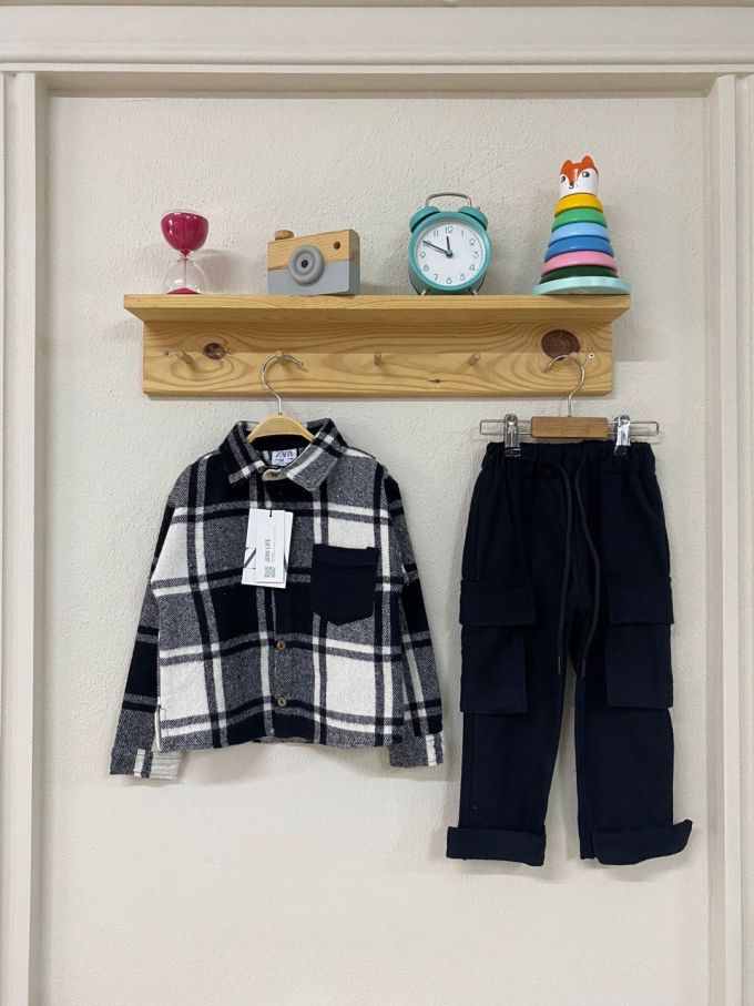 Костюм сорочка+джинси Zara хлопчик 1-6р