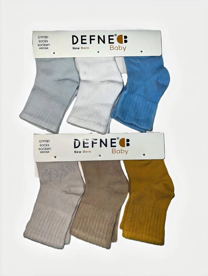 Шкарпетки дитячі NB DEFNE BABY (ціна за 3 пари)