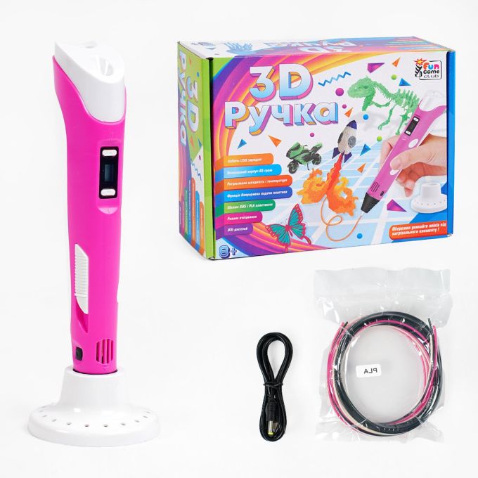 Ручка 3D, USB кабель живлення, в коробці 75426