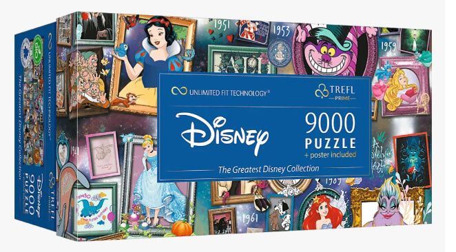 Пазли - (9000 елм.) - Безмежна колекція: "Найбільша колекція Disney" / Trefl