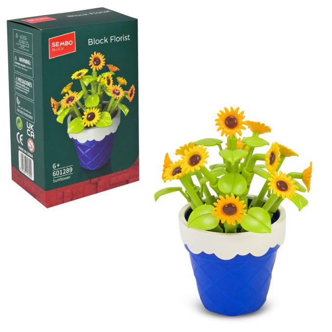 Конструктор арт. 601289 (96шт/2)  96 дет. Florist короб. 9*14,5*6см