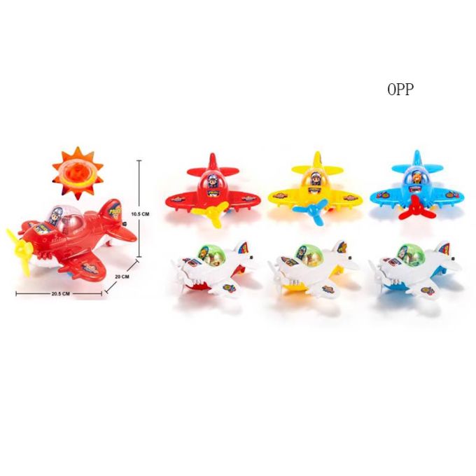 Літак завод. арт. 8891 (192шт/2) літачок, 3 види, світ., пакет. 20,5*20*10,5см