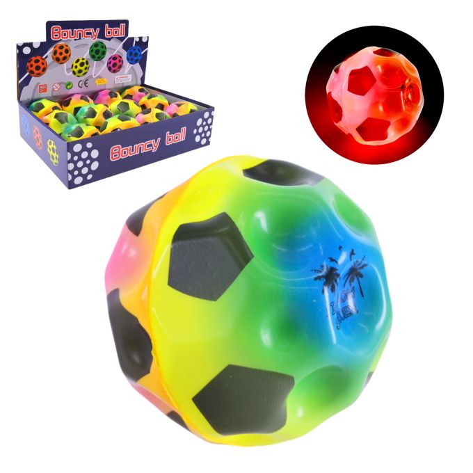 Пострибунчик арт. PR2440 (384шт)  Graviti ball  6 см світиться 12 шт в дисплеї
