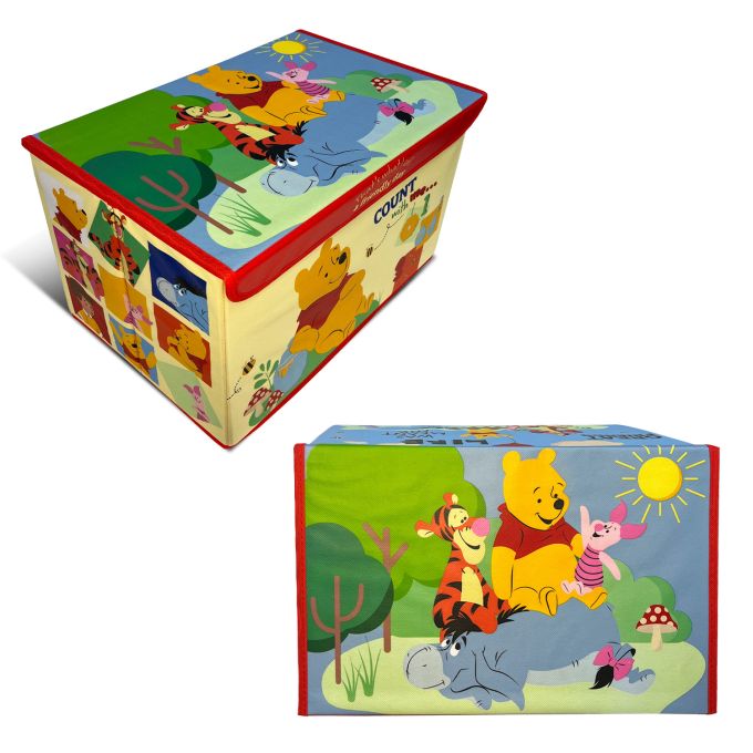 Кошик-скринька для іграшок Winnie the Pooh арт. D-3522 (24шт) ,пакет. 38*25*25см
