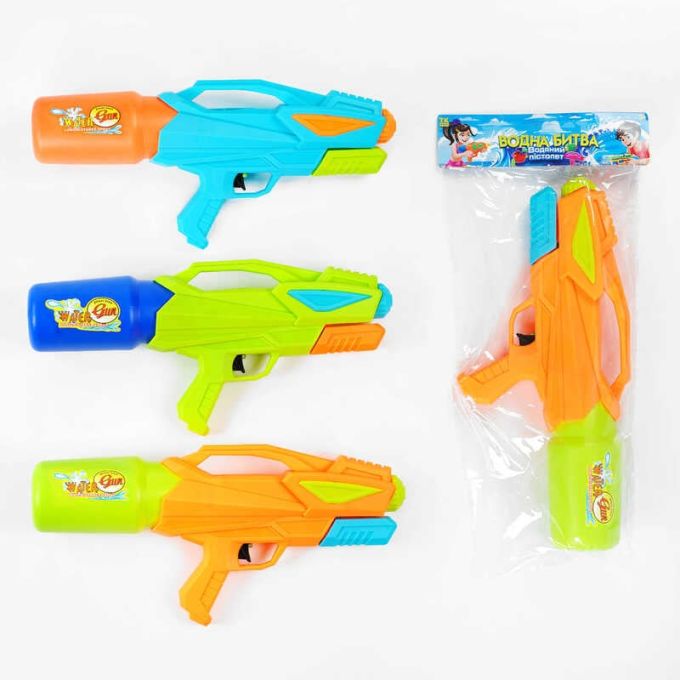 Водний пістолет TK 0258-47 (96/2) "TK Group", 3 кольори, помповий механізм, в пакеті, ВИДАЄТЬСЯ ТІЛЬКИ МІКС ВИДІВ