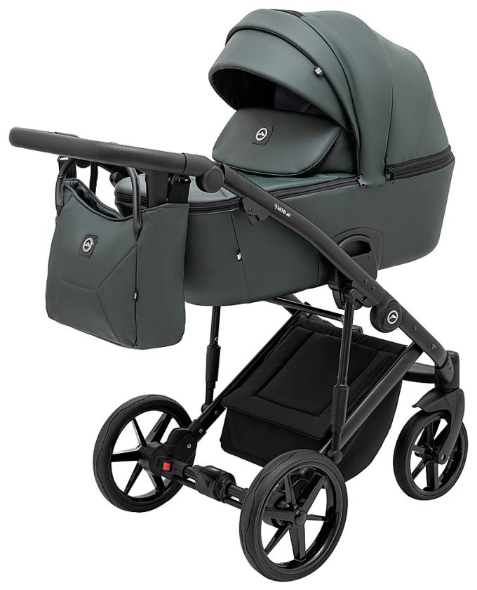 Коляска 2 в 1 Adamex Mobi Air Thermo New ECO SA-29 темо-зелений