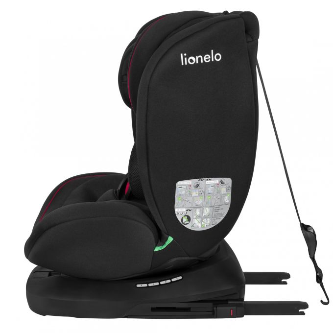 Дитяче автокрісло Lionelo BASTIAAN I-SIZE BLACK RED