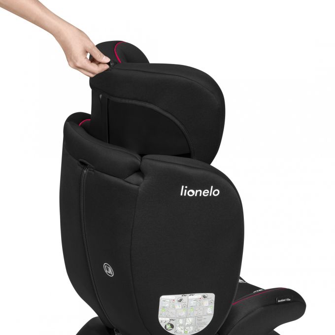 Дитяче автокрісло Lionelo BASTIAAN I-SIZE BLACK RED