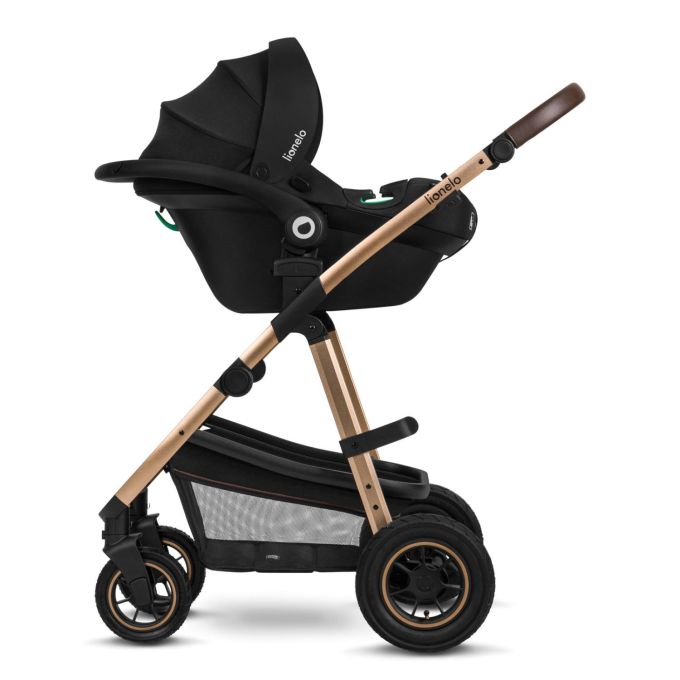 Універсальна коляска 3 в 1 Lionelo AMBER BLACK ONYX