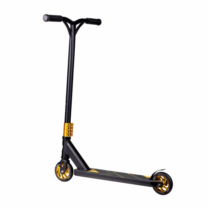 Дитячий самокат Lionelo WHIZZ BLACK CARBON YELLOW