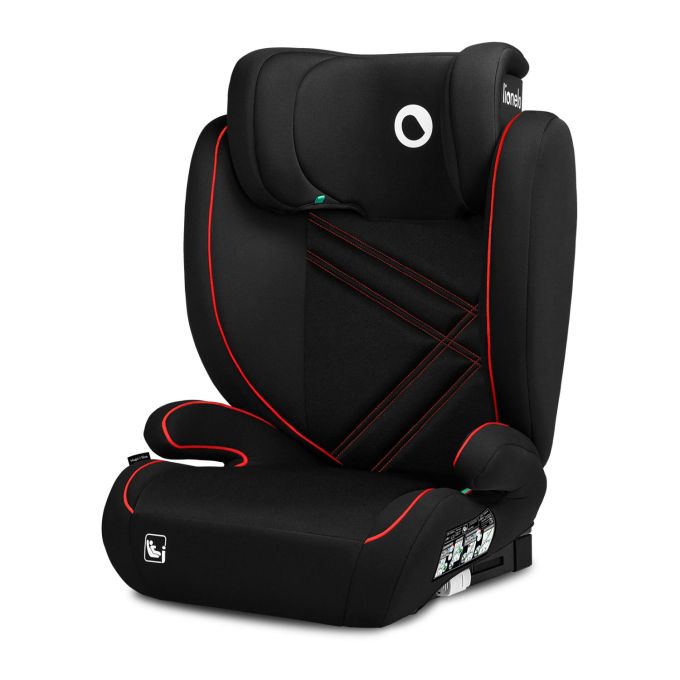 Дитяче автокрісло Lionelo  HUGO I-SIZE SPOTY BLACK RED