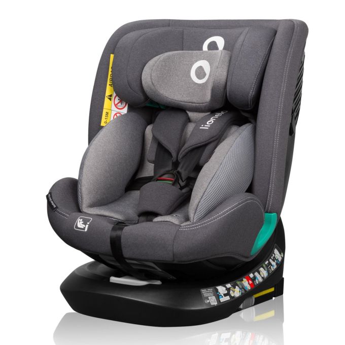 Дитяче автокрісло Lionelo BASTIAAN ONE  I-SIZE GREY STONE
