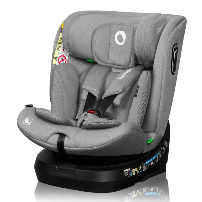 Дитяче автокрісло Lionelo BRAVE  I-SIZE GREY STONE